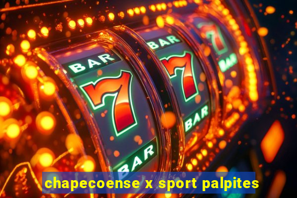 chapecoense x sport palpites