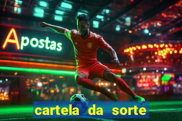 cartela da sorte time de futebol que mais saem