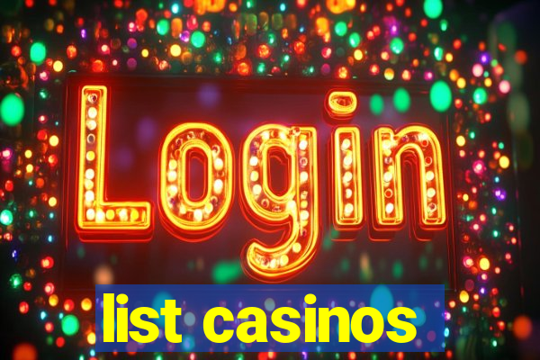 list casinos