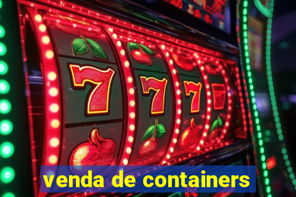 venda de containers