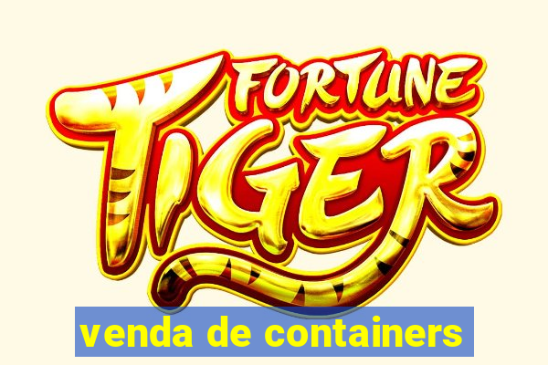 venda de containers