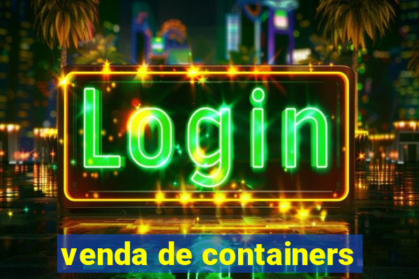 venda de containers