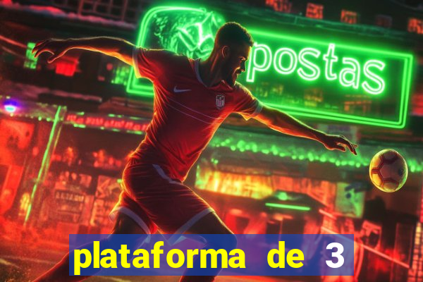 plataforma de 3 reais jogo