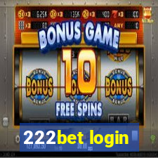 222bet login