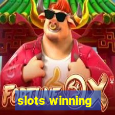 slots winning