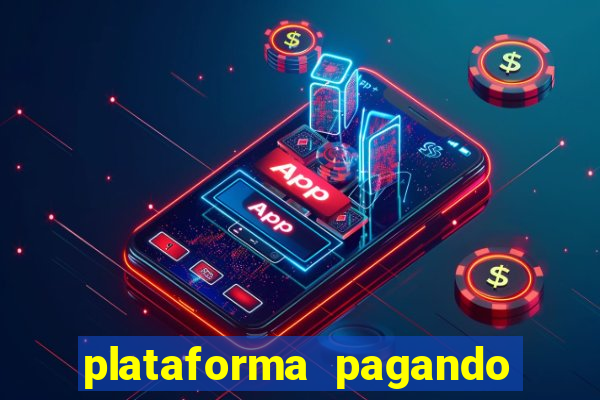 plataforma pagando bonus no cadastro