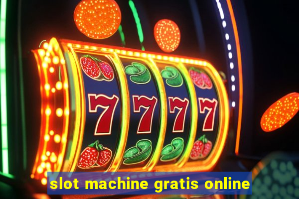 slot machine gratis online