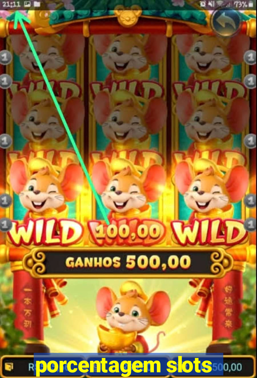 porcentagem slots