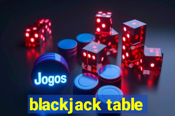 blackjack table