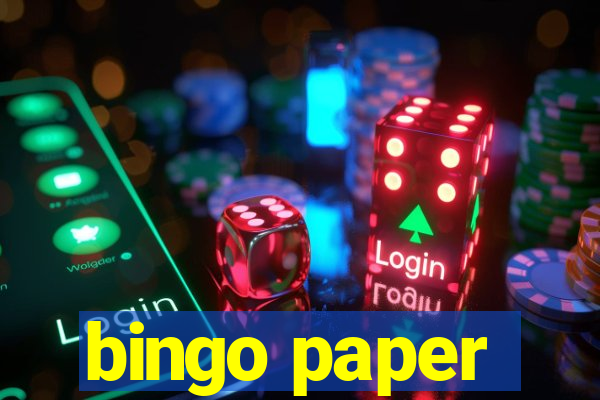 bingo paper