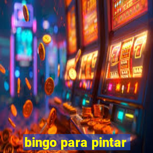 bingo para pintar