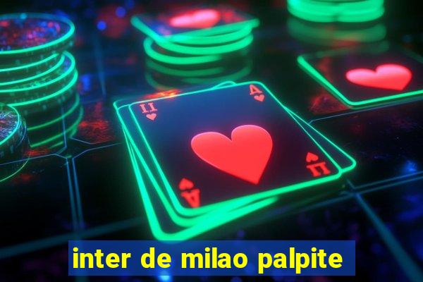 inter de milao palpite