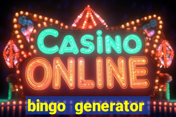 bingo generator with images