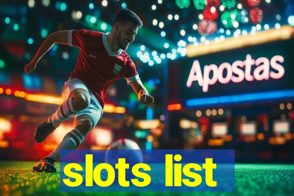 slots list