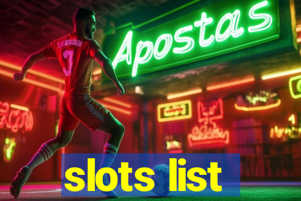 slots list