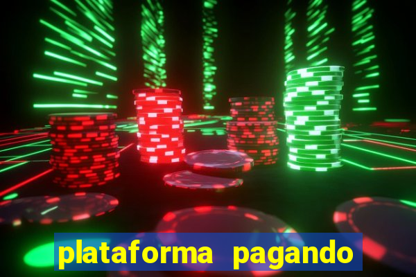 plataforma pagando no cadastro slot