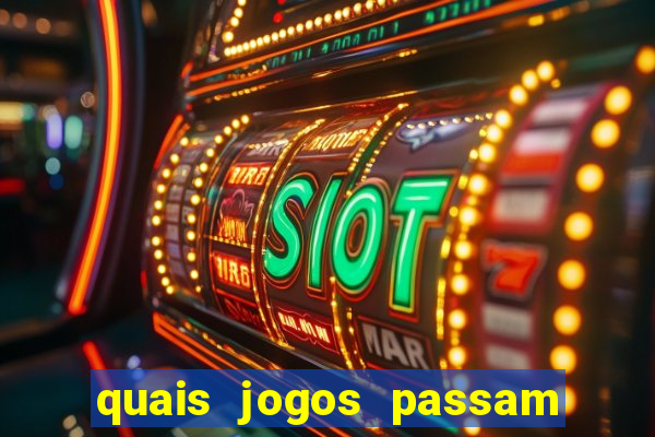 quais jogos passam no sportv