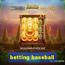 betting baseball