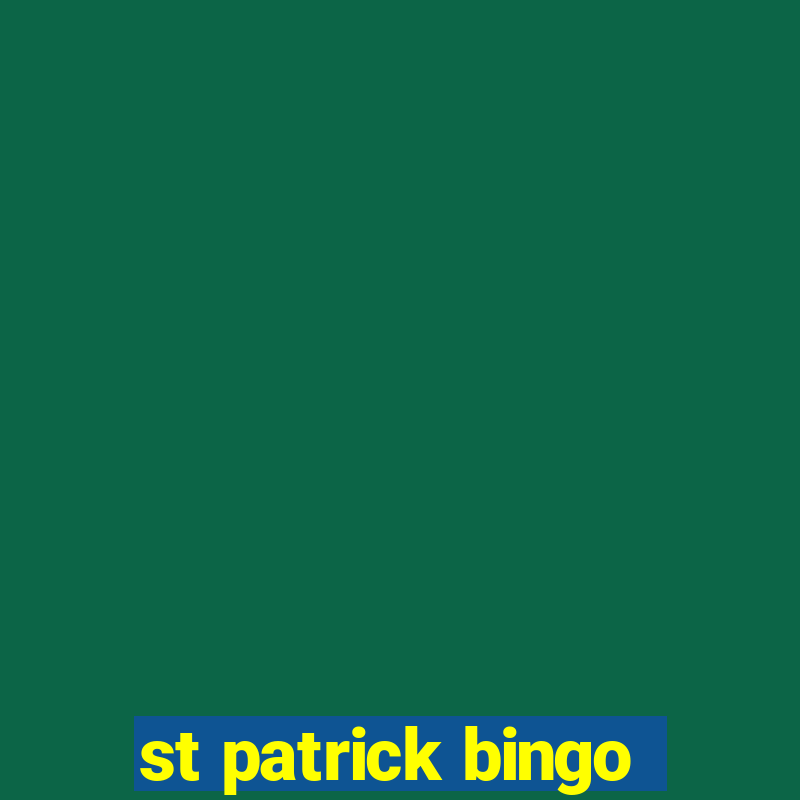 st patrick bingo