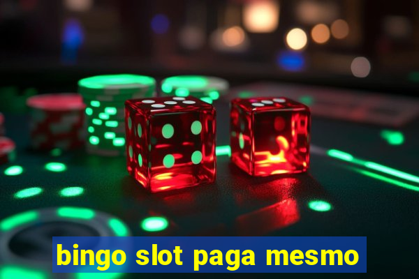 bingo slot paga mesmo