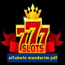 alfabeto mandarim pdf