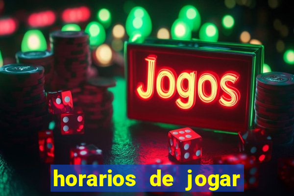 horarios de jogar no fortune tiger