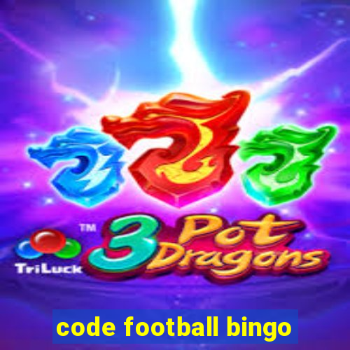 code football bingo