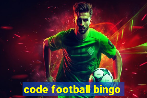 code football bingo