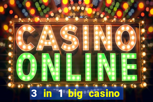 3 in 1 big casino game set