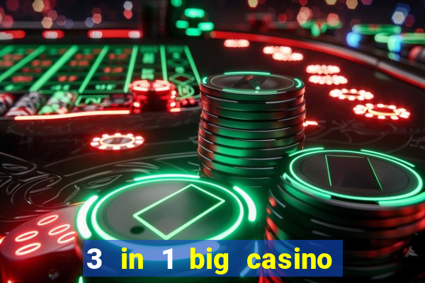 3 in 1 big casino game set