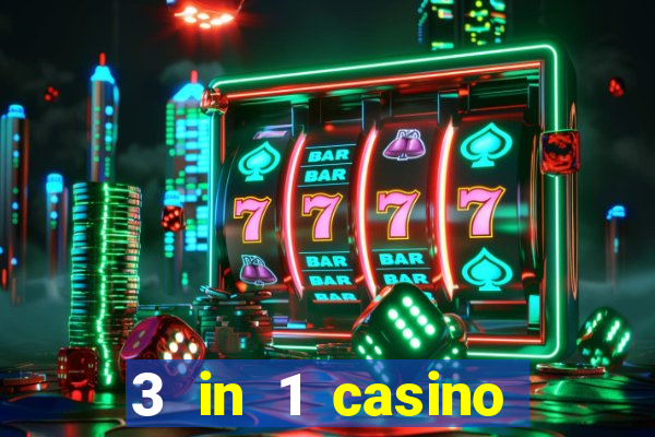 3 in 1 casino game set