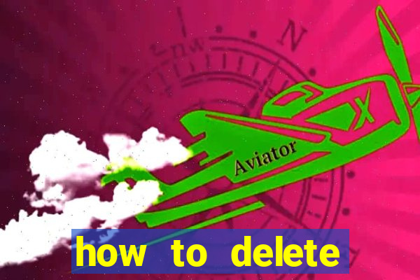 how to delete account in bingo plus