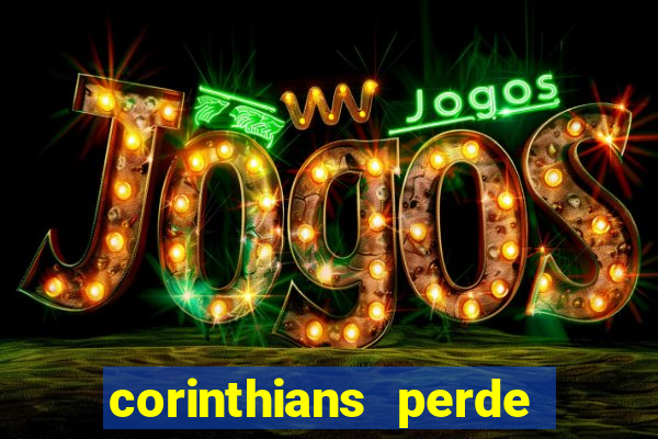 corinthians perde nego some