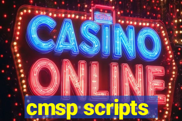 cmsp scripts