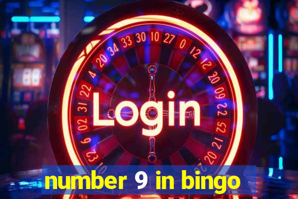 number 9 in bingo