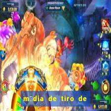 m茅dia de tiro de meta por jogo