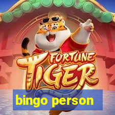 bingo person