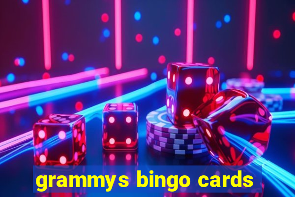 grammys bingo cards