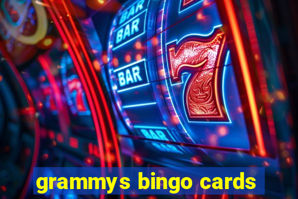 grammys bingo cards