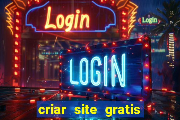 criar site gratis de jogos