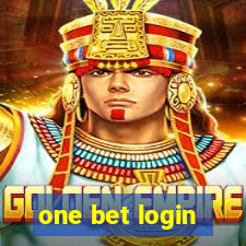 one bet login