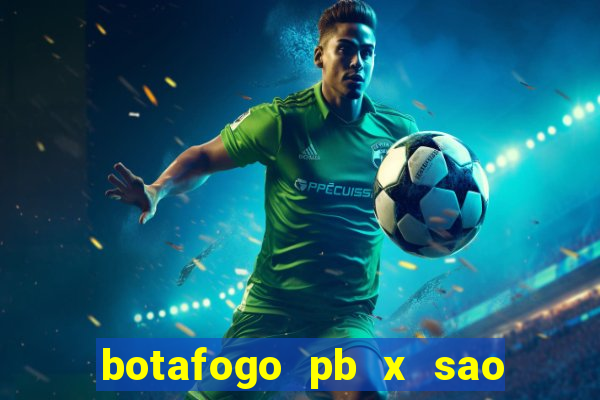 botafogo pb x sao jose palpite