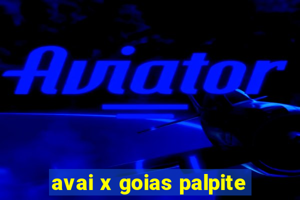 avai x goias palpite