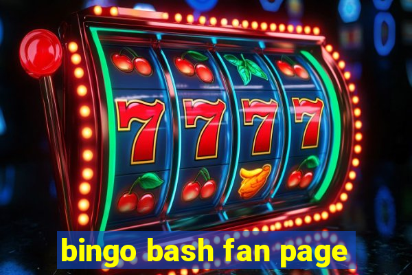 bingo bash fan page