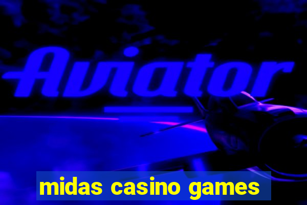 midas casino games