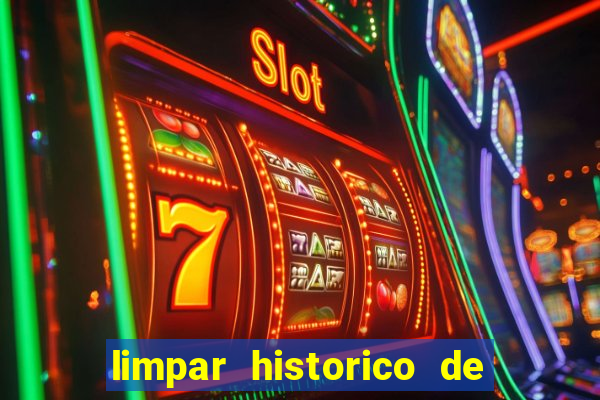 limpar historico de apostas bet365