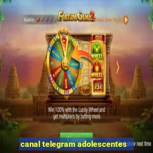 canal telegram adolescentes