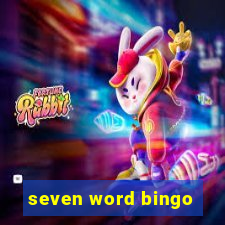 seven word bingo