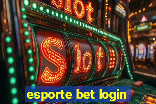 esporte bet login