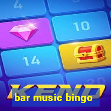 bar music bingo